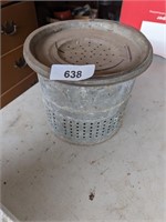 Galvanized Minnow Bucket