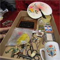 Scissors, plaque, fan, knife & more.