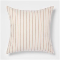 Cotton Striped Square Throw Pillow - Threshold