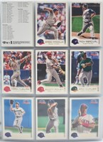Baseball Trading Card Collection in Binder