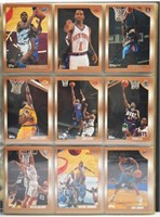 Basketball Trading Card Collection in Binder