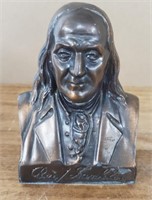Bronze/Copper Benjamin Franklin Bust