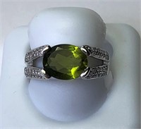 $200. St. Sil Peridot Ring (Size 6)
