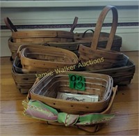 7 Longaberger Baskets. Jesus Joins Friends Heart