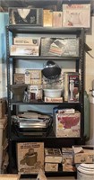 Shelf Metal w/Misc. Kitchen Items