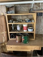 Wood Shelf & Everything On It