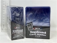 50 Toploader card protectors