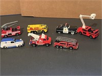 Lot of (7) Emergency Vehicles (Matchbox, etc…)