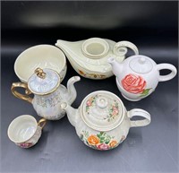 Collection of 8 Tea Pots