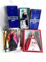 Assorted Winter and Holiday Barbie Dolls