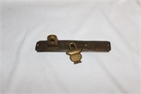 Antique Chinese Half of a Door Enclosure Hardware