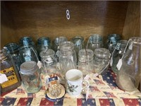 Recovered Bottles, Canning Jars
