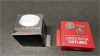 Limited Edition Wayne Gretzky Cuff Links & Ice Cub