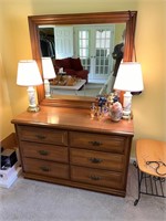 Vtg Sumter Cabinet Co. Chest of Drawers  w/ Mirror