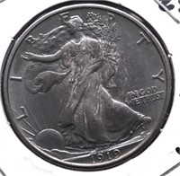 1919 WALKING HALF DOLLAR UNC DETAILS