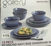 GALLERY DINNERWARE SET RETAIL $120