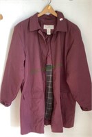 Women’s size extra large LL Bean purple coat.