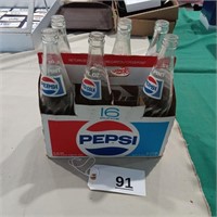 6 - 16 oz. Pepsi Bottles