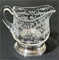 Cambridge ‘Chantilly’ Etched Creamer