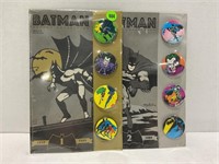 Batman button collection series, one, and series