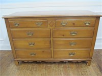 8 DRAWER DREXEL DRESSER PINE