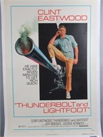 Thunderbolt and Lightfoot 1974 Linen Backed Poster