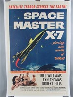 Space Master X-7 1958 Linen Backed Poster
