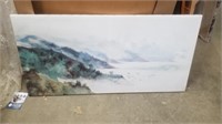 24x47 Canvas Print Mountains