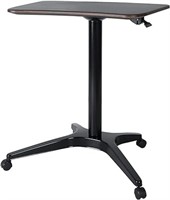 SEALED - Mobile Desk, Pneumatic Adjustable Height