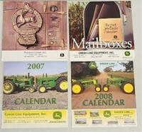 12 JD Greenline Equip. Nebr. Calendars 2000's