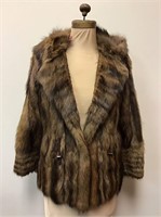 Fisher Fur Jacket Coat Vintage Fashion