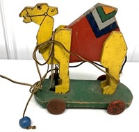 Pull Toy Wooden Camel