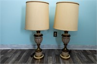 Pair of Mid-Century Neo-Classical style lamps