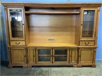 Flatscreen Tv Wall Unit, 106in Wide, Holds 70in Tv
