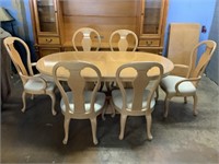Table & 6 Chairs, By Star Furniture, 76in X 44in