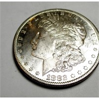 1882 s CH BU Morgan Silver Dollar