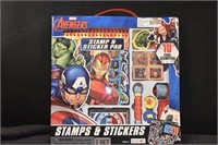 NIB Marvel Avengers Sticker & Stamp Set
