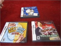 (3)Nintendo DS games w/boxes.