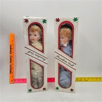 Porcelain Dolls in Box (2) (14" Tall)