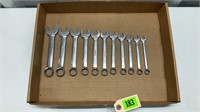 Snap-on 11 pc stubby wrench set Metric