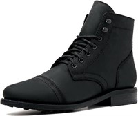 Classic Leather Lace-Up Boot