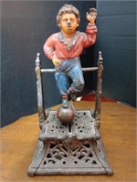 J Barton Smith Boy on Trapeze cast iron