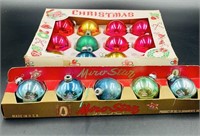 Vtg Micro Star & Christmas Balls