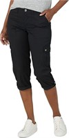 Lee Womens Flex-to-go Mid-Rise Cargo Capris