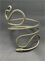 Vintage Snake Design Wrap Bracelet