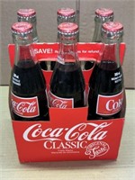 COCA-COLA VTG 6 PACK BOTTLE ADVERTISING w CONTENT