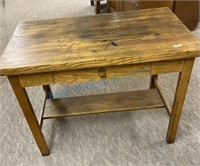 Oak library table