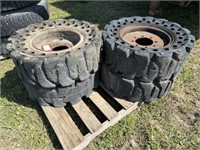 34x16 Nextire No Flat Skidsteer Tires & Wheels