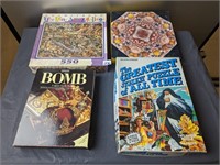 Lot of 4 Various Puzzles