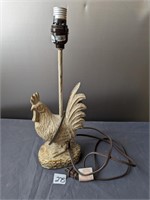 Rooster Lamp- No Shade